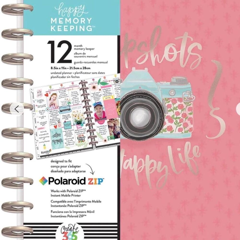 The Happy Planner BIG Undated 12 Month Memory Keeping Planner